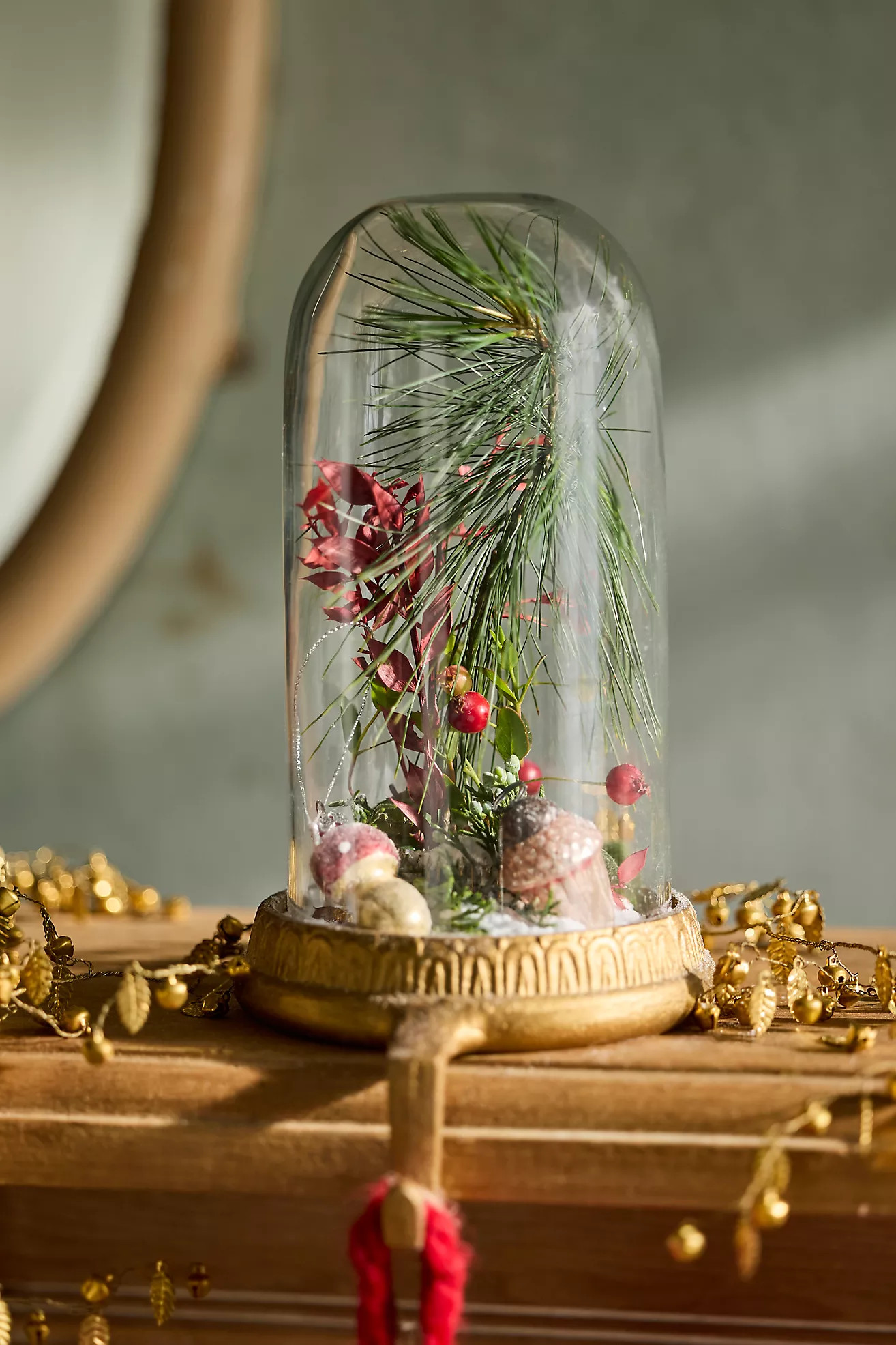 Glass Cloche Stocking Holder | Anthropologie (US)