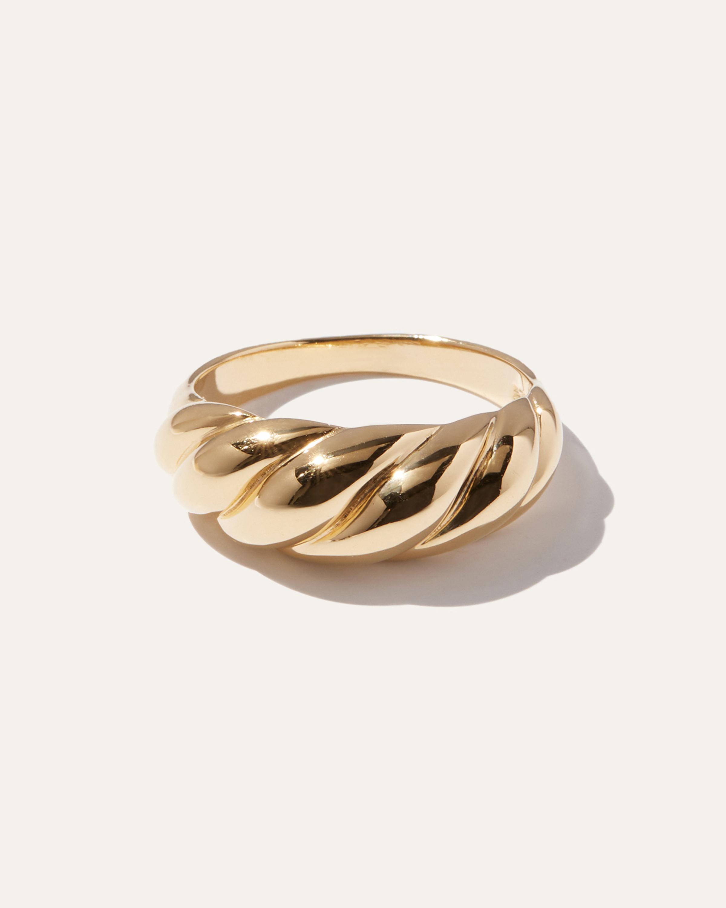Quince | Women's Croissant Ring in Gold Vermeil, Size 7.5 | Quince
