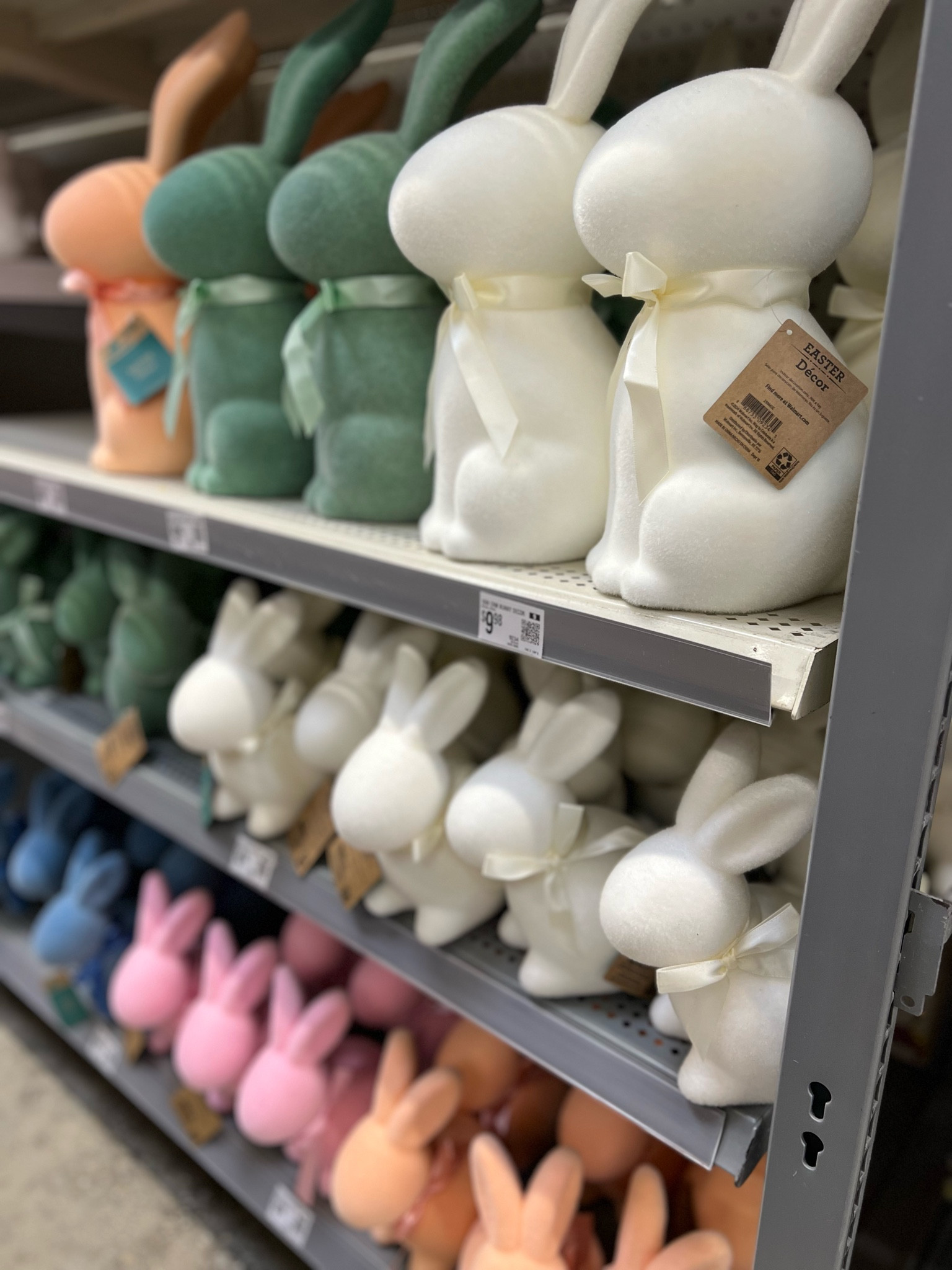 Viral flocked Easter bunny by Way To Celebrate. So cute! Spring home decor | Easter home decor. Walmart find. 

#LTKSeasonal #LTKHome #LTKFindsUnder50