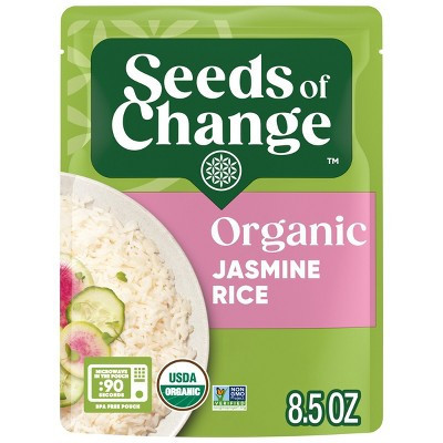 Seeds of Change Organic Jasmine Rice Microwavable Pouch - 8.5oz | Target