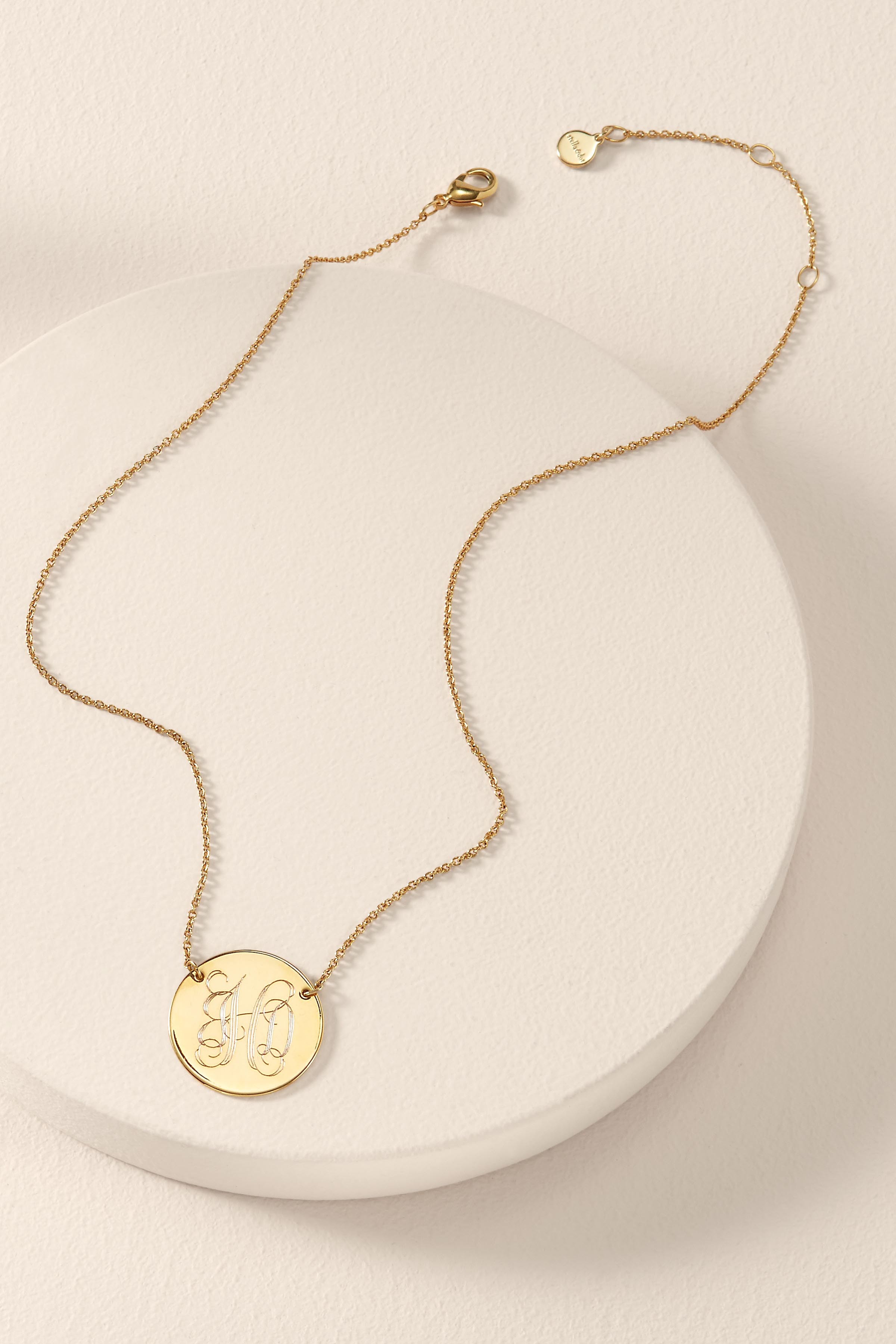 Signature Engravable Disc Necklace | Stella & Dot (US)