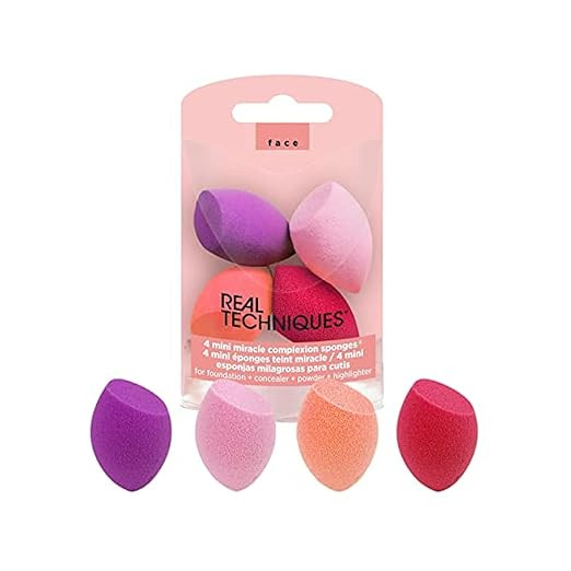 Real Techniques Mini Miracle Complexion Sponge Makeup Blender, Beauty Sponge For Touch Ups, Profe... | Amazon (US)