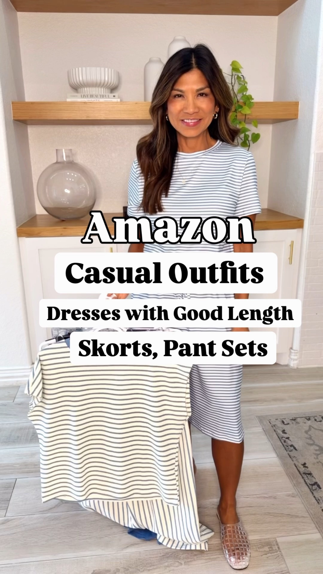 I’m 5’2” 118#ish for reference 
Wearing small in all of these dresses, skirts, pant sets tts.
All shoes tts(jelly shoes so cute and trending).
Sam Edelman slides tts- I 
linked exact and very similar pair which I also have. 
100% recommend these—-all so good! 
Casual outfits, Amazon finds, spring outfits, summer outfits, vacation outfits, over 50 style, midlife fashion, petite fashion,midlife fashion, affordable fashion, fashion over40

#LTKOver40 #LTKActive #LTKPetite