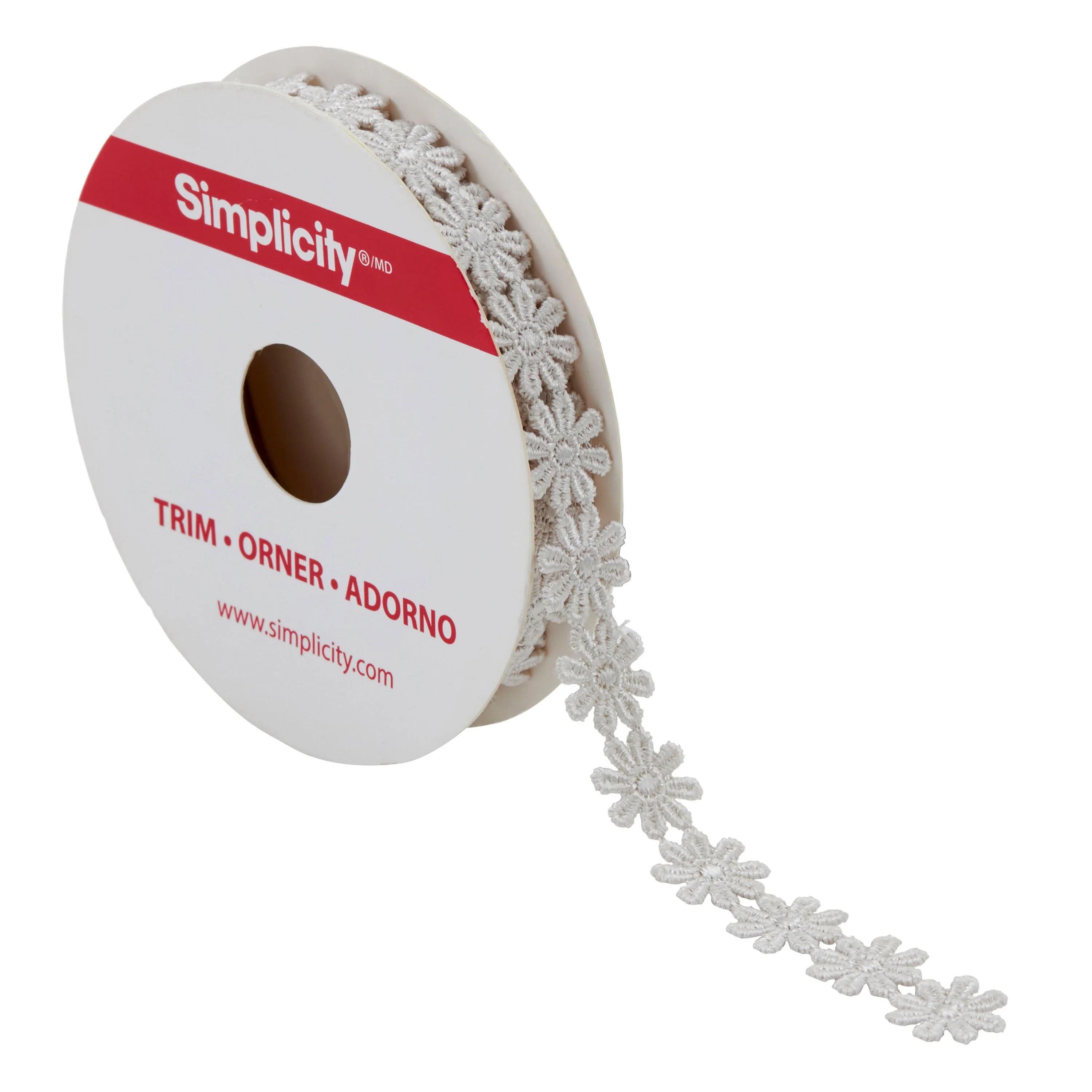 Simplicity Trim, Candlelight 1/2 inch Daisy Garland Trim Great for Apparel, Home Decorating, and ... | Walmart (US)