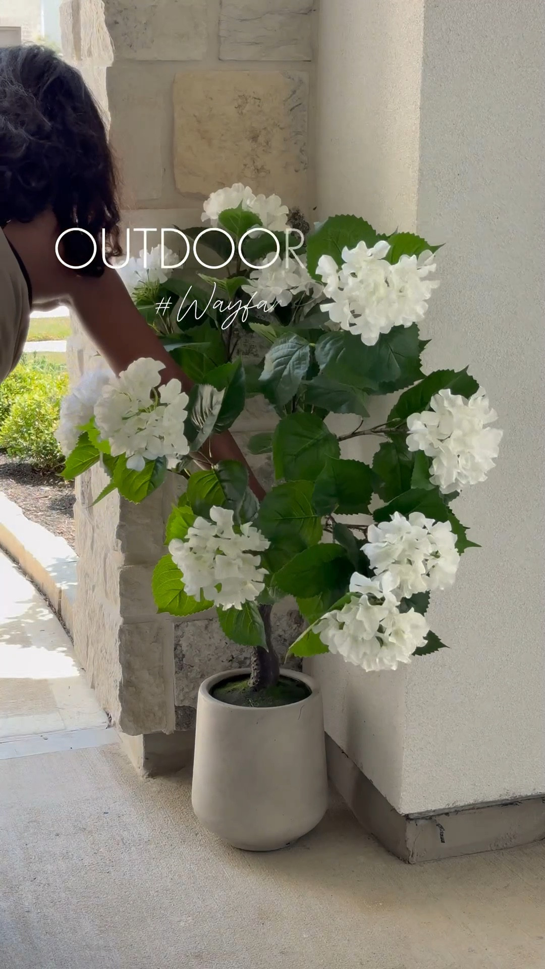 Small space, still making a statement 🤍 I wanted my front door entrance to feel just as styled and intentional as the rest of my home, and this setup proves you don’t need a lot of space to create something beautiful.

Layering in a gorgeous rug, a full wreath, and structured planters with greenery completely transformed this entry into something warm, elevated, and welcoming 🌿 It’s simple, but every piece works together to make the space feel complete.

If your entry is on the smaller side, this is your sign to still style it ✨ It makes such a difference the moment you walk up.

You can shop this entire look by clicking the links.

@wayfair
#ad #Wayfair #WayfairPartner #wishyouwerehere #outdoor

#LTKHome #LTKFestival #LTKSeasonal