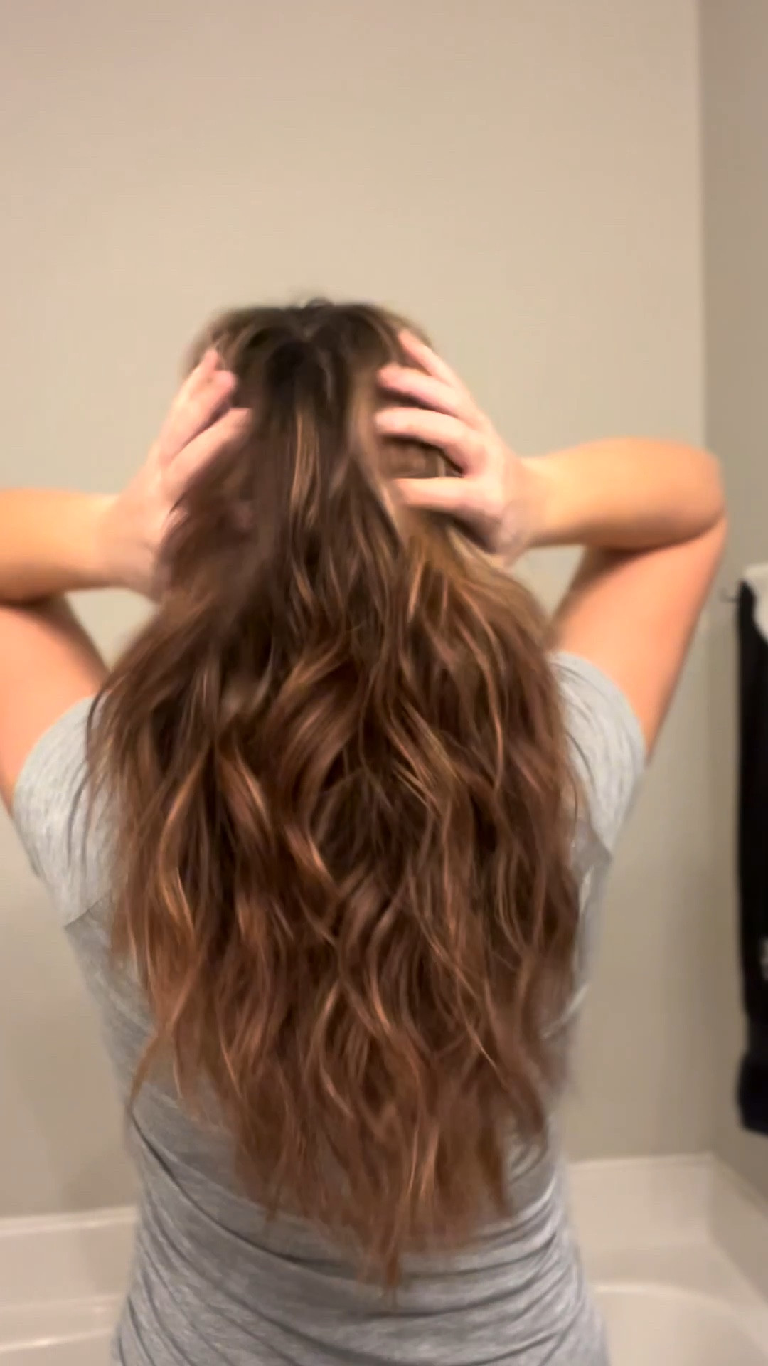 Undone beachy waves with a 1.25” iron. The trick here is after each curl, to twist the iron out of the curl before starting the next one. This stretches the shape out and keeps it more lived in! Alternate which way you curl to keep them soft. After they’ve cooled down completely, break them up with an oil and shake them loose! The curling iron has an extra long barrel - perfect for medium to longer hair. It heats up quickly and evenly and it’s so smooth to use. One of my favorites.

#LTKbeauty #LTKunder100 #LTKunder50