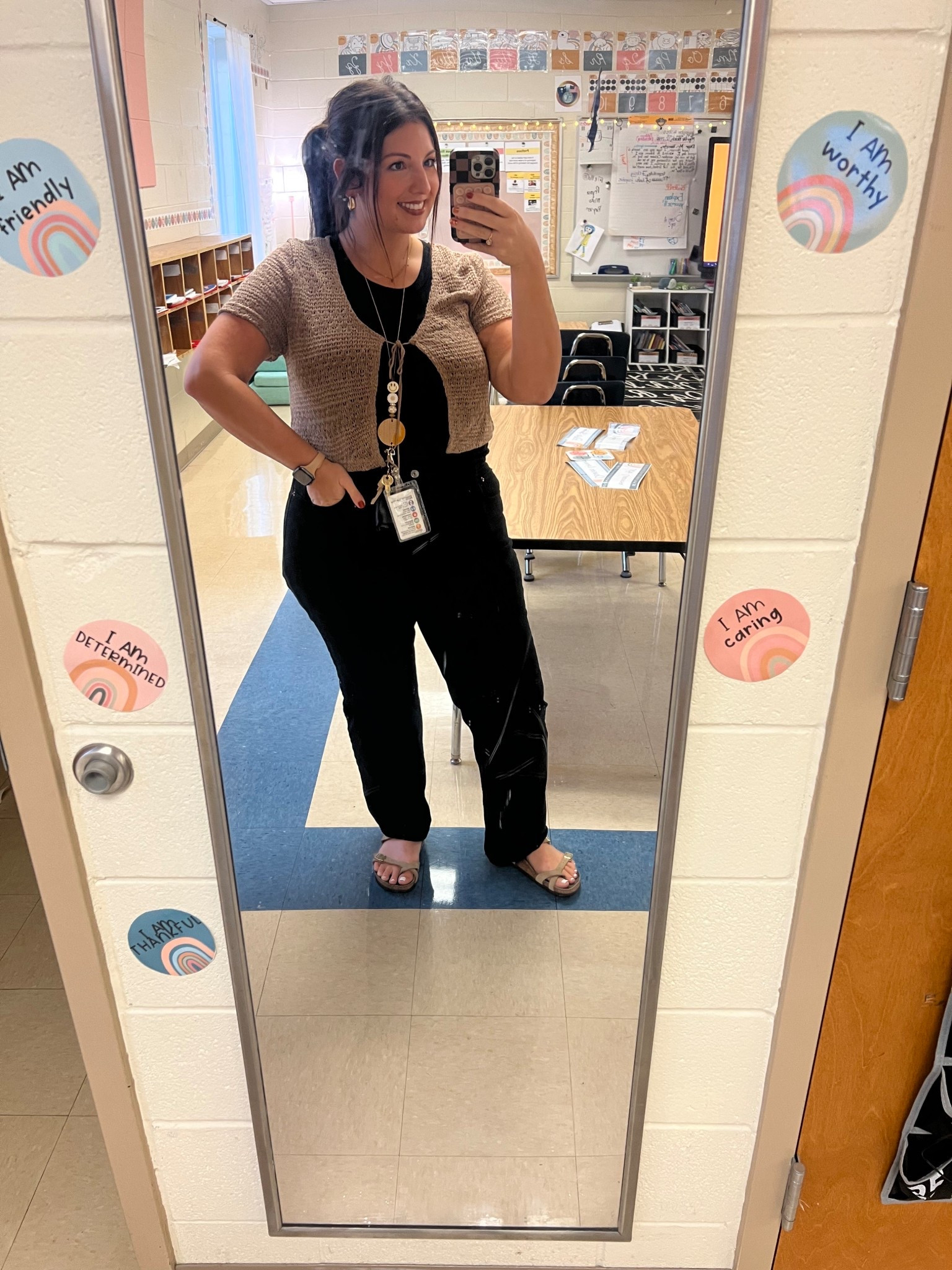 Outfit of the day! 
Abercrombie jeans in curve love no fade black and size 14
#teacher #teacheroutfit #outfitinspo #ootd #midsize #curvy #abercrombie #size14 #size12

#LTKMidsize