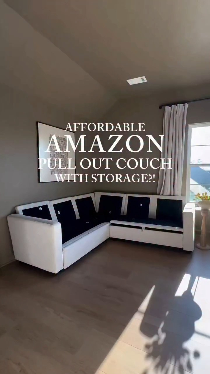 The kind of sofa that makes you wonder how you lived without it — pull-out bed, storage, and all the comfort you could ask for. 💤 

 #LTKSeasonal #LTKHome #LTKTall