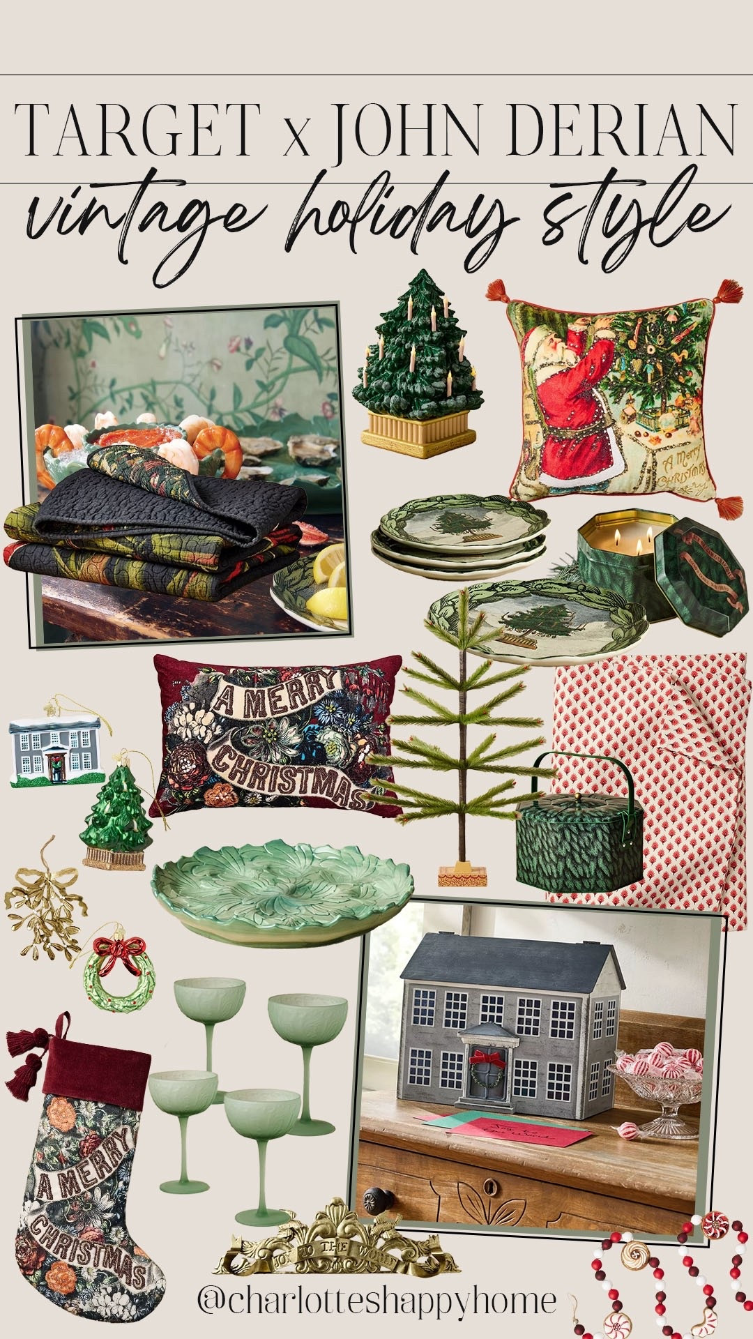 All of this new vintage inspired holiday decor from the Target x John Derian collection is sooo good! 🤩

#targethome

Target home. Target new arrivals. Target holiday decor. Target Christmas home decor. Vintage inspired Christmas decor. Vintage inspired holiday home decor finds. 

#LTKSeasonal #LTKHoliday #LTKHome