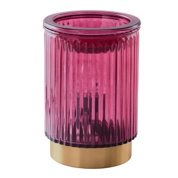 Better Homes & Gardens Ribbed Wax Warmer Red + Fresh Cut Frasier Wax Melt Starter Kit | Walmart (US)