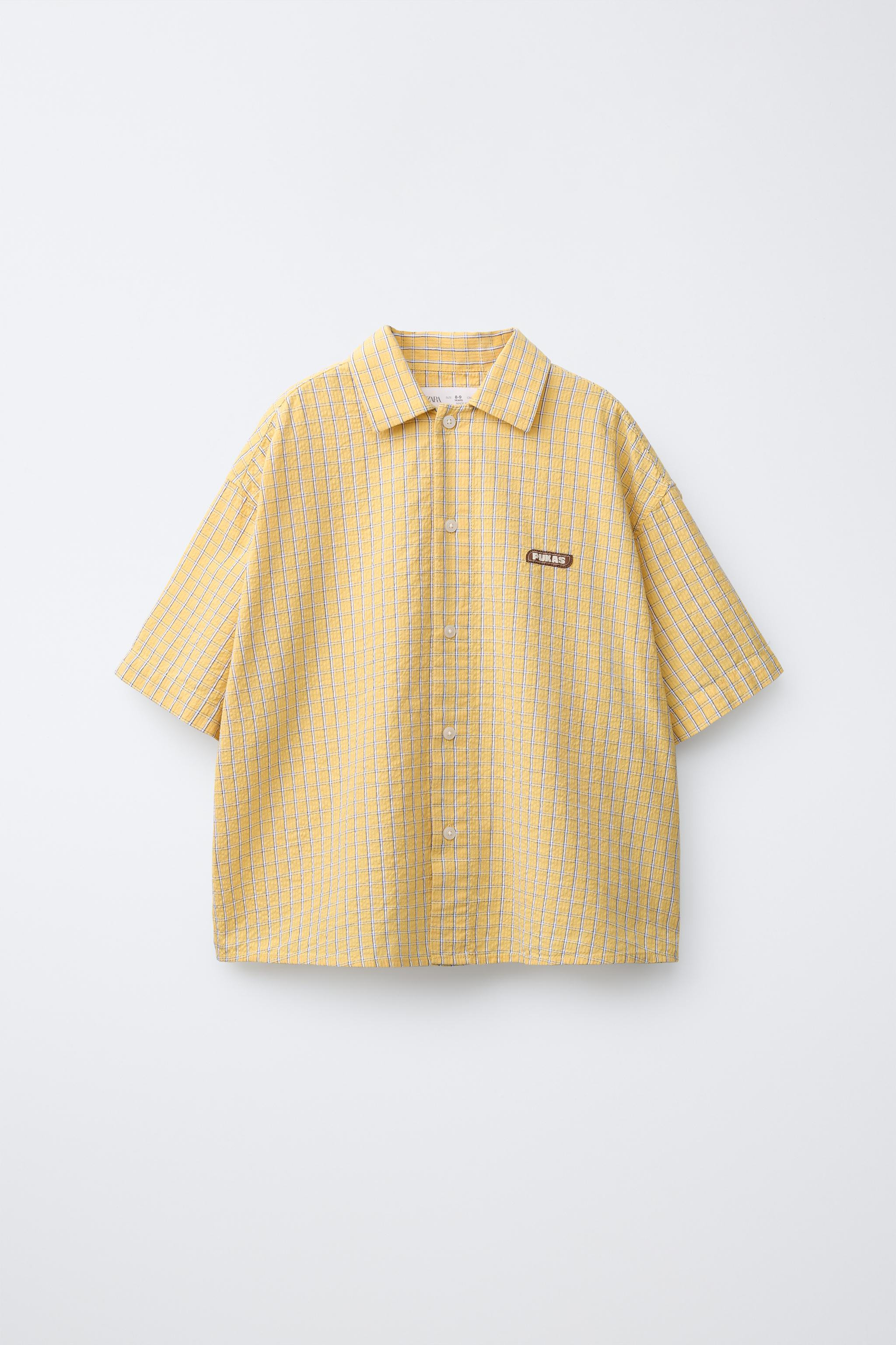 PUKAS SURF PLAID PRINT SHIRT | Zara US