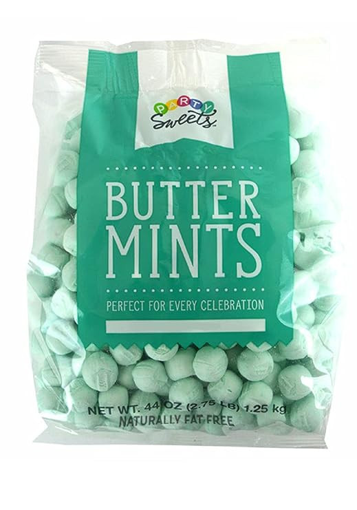 Party Sweets Mint Green Buttermints, 2.75 Pound, Appx. 350 pieces from Hospitality Mints | Amazon (US)