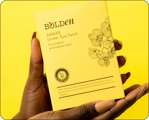 Bolden AWAKE Under Eye Patches | De-Puffing & Brightening for Tired Eyes | The Bolden Company