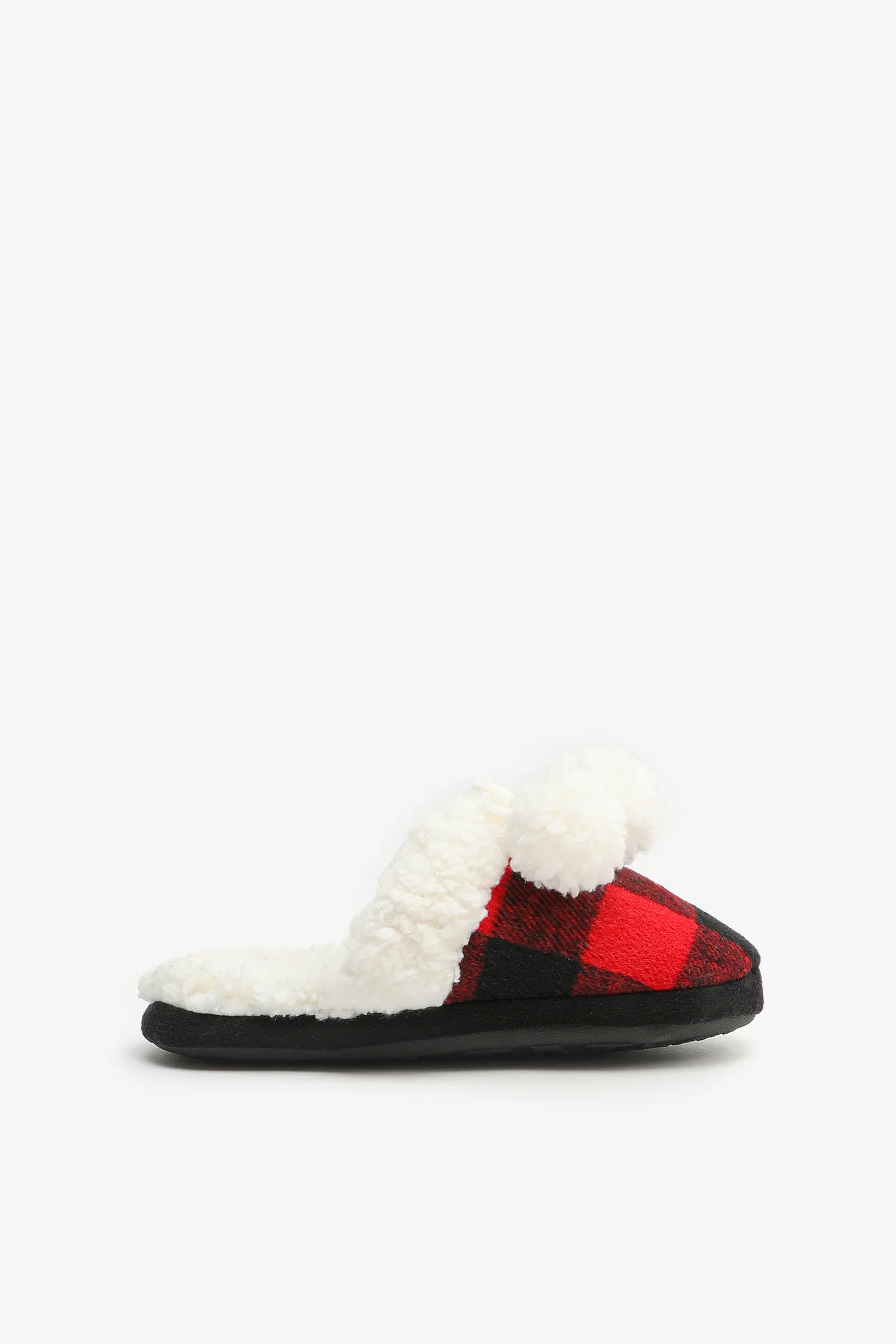 Buffalo Plaid Slide Slippers for Kids | Ardene