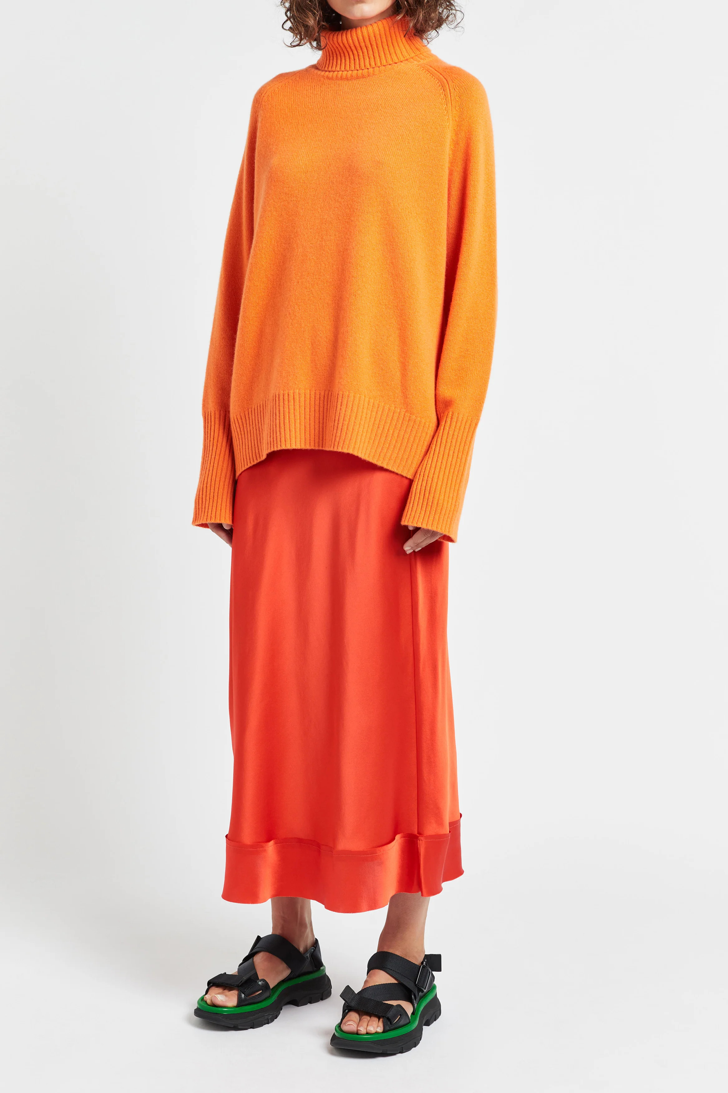 Stella Silk Satin Skirt | Lee Mathews