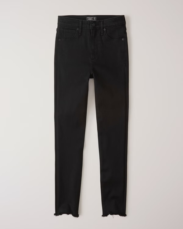 High Rise Super Skinny Ankle Jeans | Abercrombie & Fitch (US)