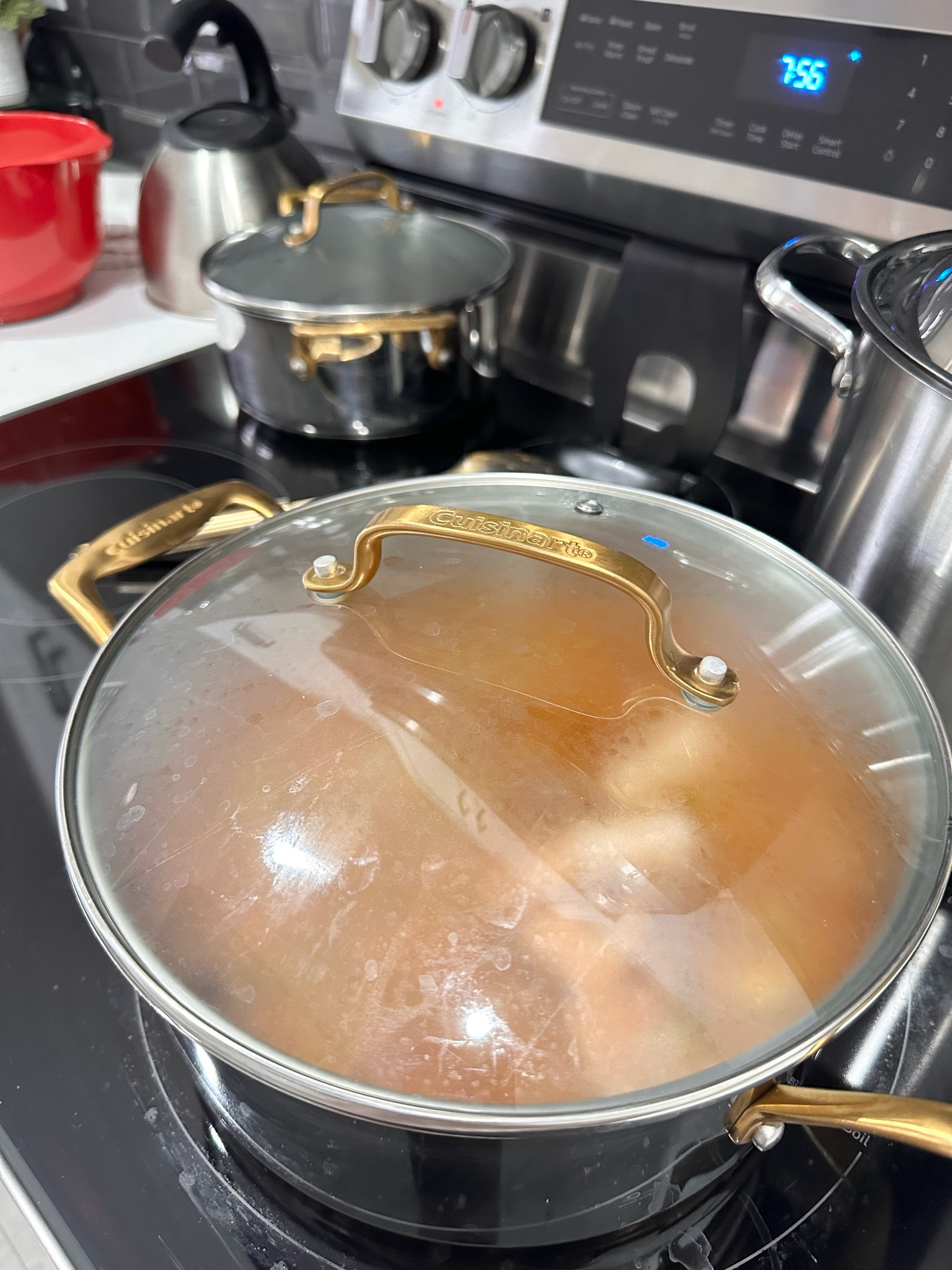 Cuisinart pot set, I just wish they had a bigger pot for soup. 

#LTKhome