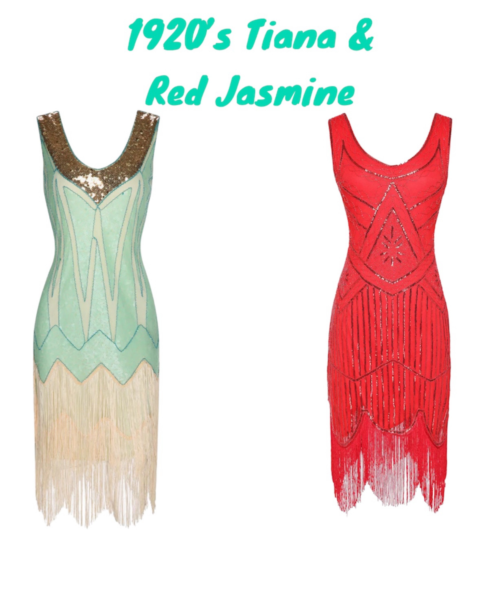 Dress up like a disney princess would in the 1920’s featuring Tiana and the infamous Jasmine Red look! #disneybound #vintagefashion #1920s #disneyinspired #worldprincessweek 

#LTKParties #LTKFindsUnder50 #LTKSeasonal