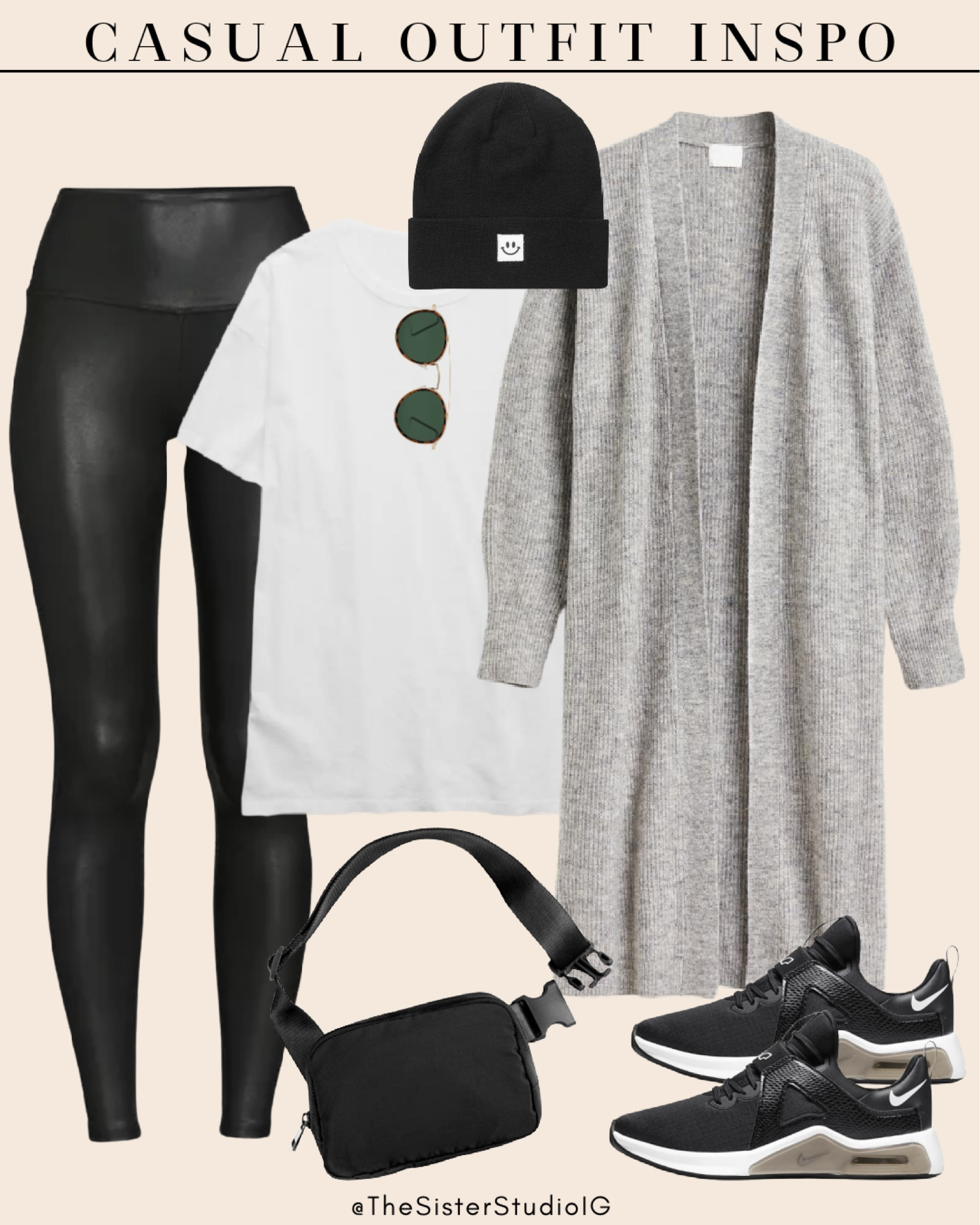 Casual outfit option! Loving this heather grey ribbed cardigan! 

#LTKshoecrush #LTKstyletip #LTKtravel