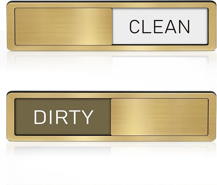 Dishwasher Magnet Clean Dirty Sign -Dishwasher Magnet Sign - Clean & Dirty Dishwasher Slider Indi... | Amazon (US)