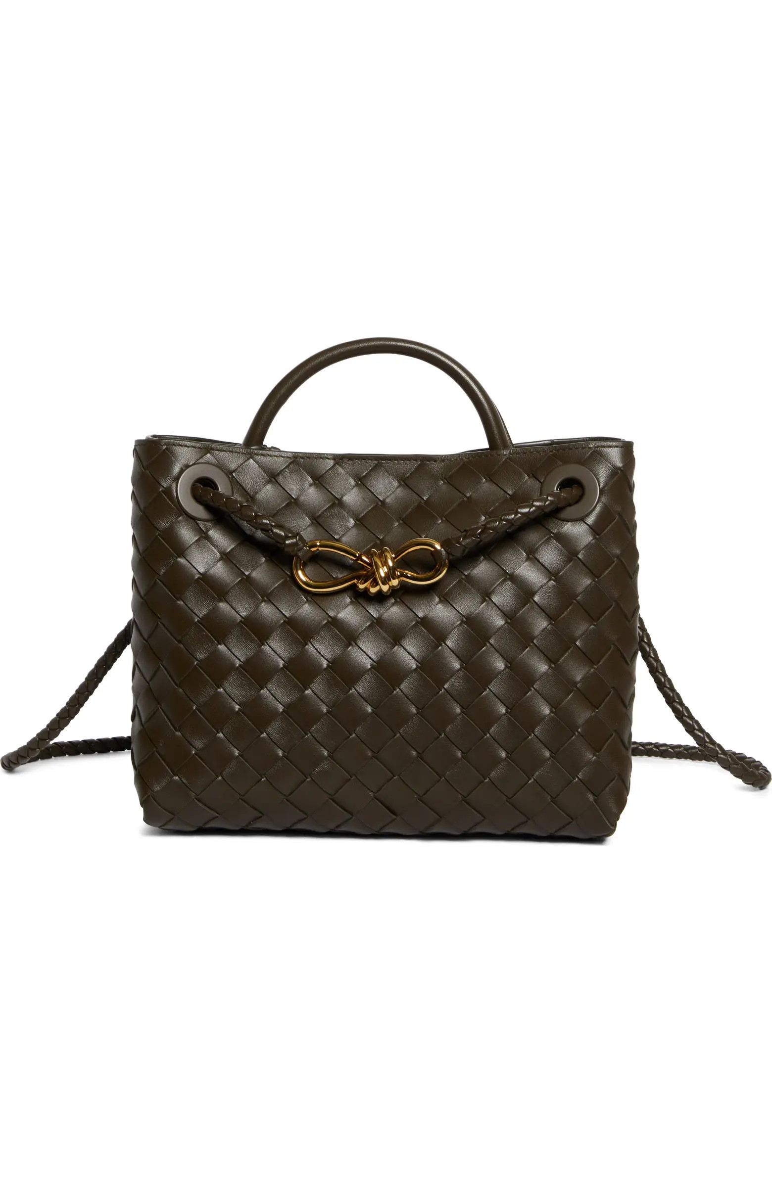 Bottega Veneta Small Andiamo Intrecciato Shoulder Bag | Nordstrom | Nordstrom