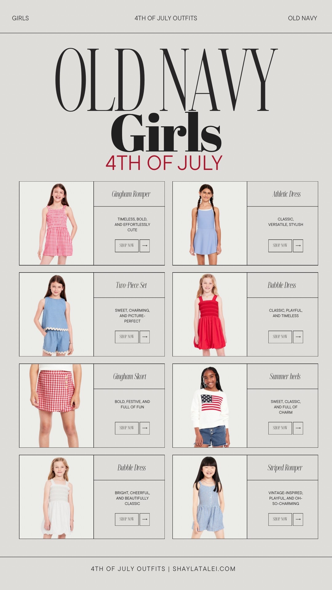 Girl’s Old Navy | Patriotic | 4th of July | Americana 

#LTKKids #LTKSeasonal #LTKSummerEdit