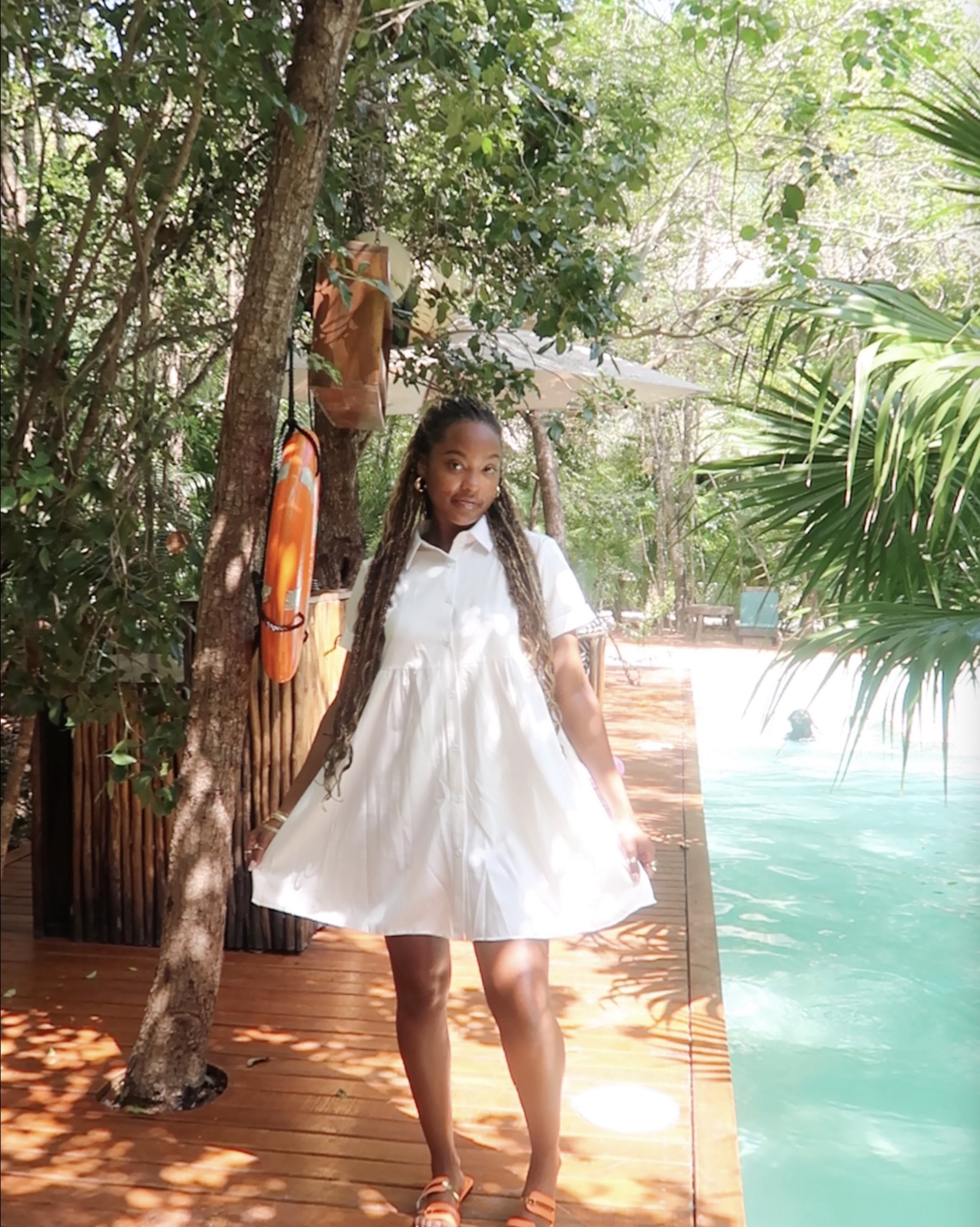 This white dress made me feel so soft and feminine! A must have vacation dress! 🤍 

#LTKBeauty #LTKTravel #LTKStyleTip