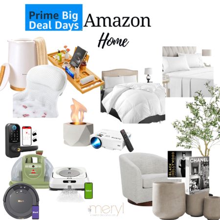 Amazon Prime Deal Days - Home
Bath Tray Bath a pillow Towel Warmer Shark Vacuum Robo Mop Frames Comforter Sheets Fire Pit a projector Coffee Table Book Olive Tree Swivel Chair 

#LTKxPrime #LTKhome
