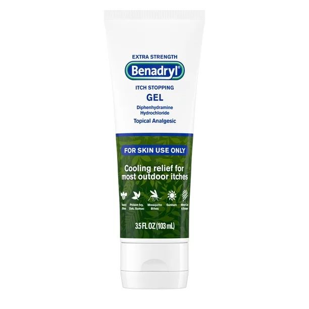 Benadryl Extra Strength Anti-Itch Topical Analgesic Gel, 3.5 fl. oz - Walmart.com | Walmart (US)
