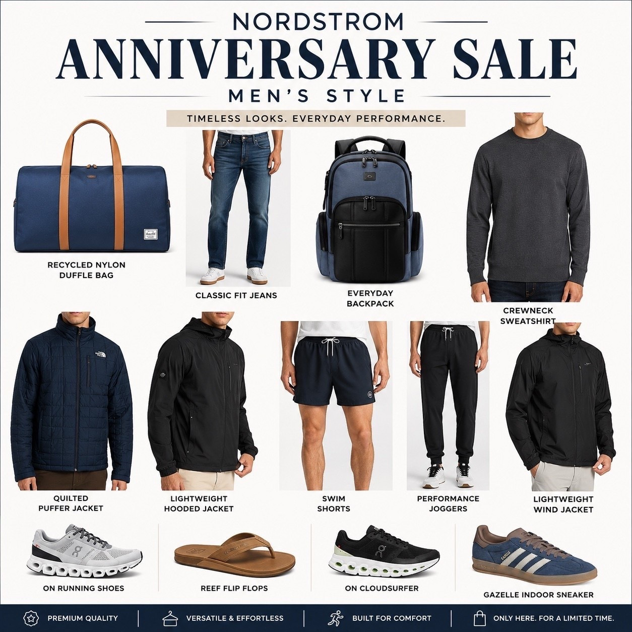 Since many of us have to shop for our men, this is a really good time to get some of these pieces!