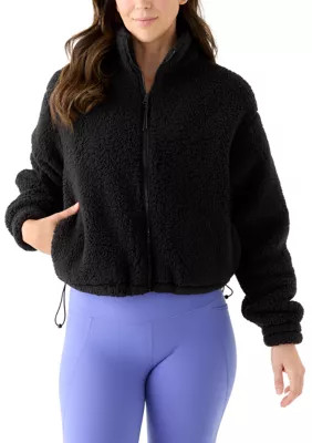 Sweaty Betty Women's Canyon Fleece Zip Up Jacket, Black, Small | Belk