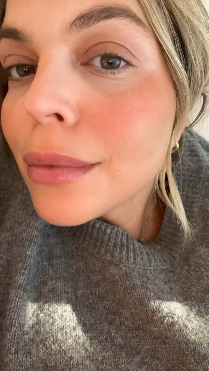 Only products used:

- Laura mercier dewy tinted moisturizer in ‘maple’

- merit cream blush

- ole henriksen peptide lip in strawberry



#LTKWatchNow #LTKBeauty #LTKFindsUnder50