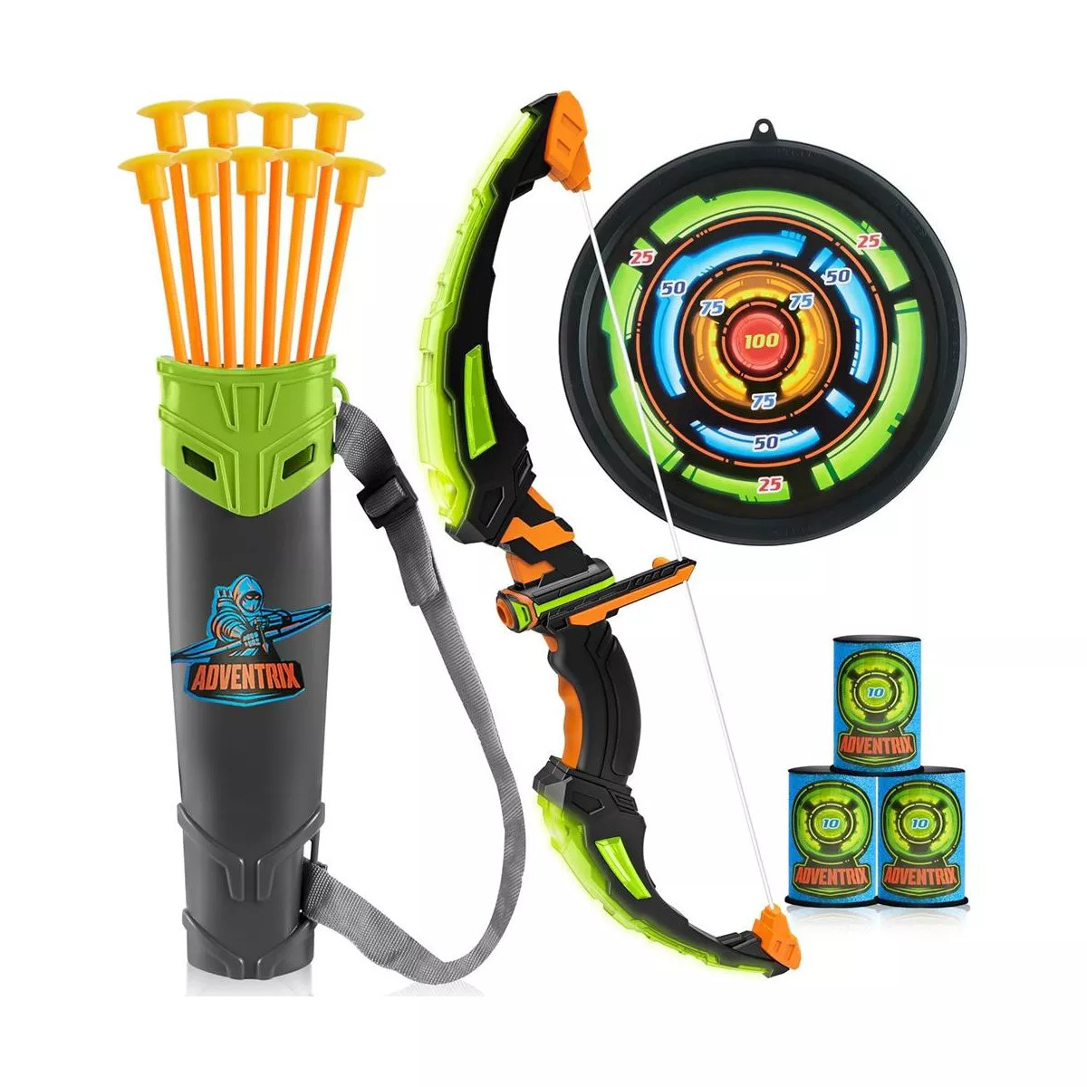 SYNCFUN Kids Bow and Arrow Set, Outdoor Archery Set Toy Gift for Boys and Girls Ages 6-12, Great ... | Target
