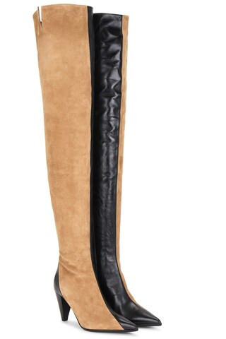 KHAITE Harvey Over The Knee Boot in Brown,Black | FWRD 