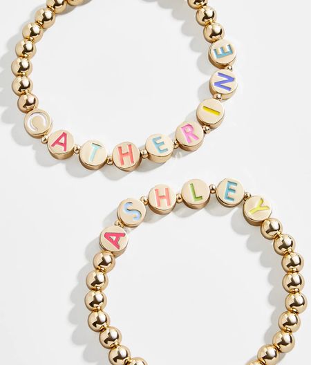 Custom Pisa Bracelets multi color letter beads available! Personalized gifts or accessories for your everyday wear! 20% off bracelets NOW! BaubleBar!

#LTKstyletip #LTKSale #LTKunder50