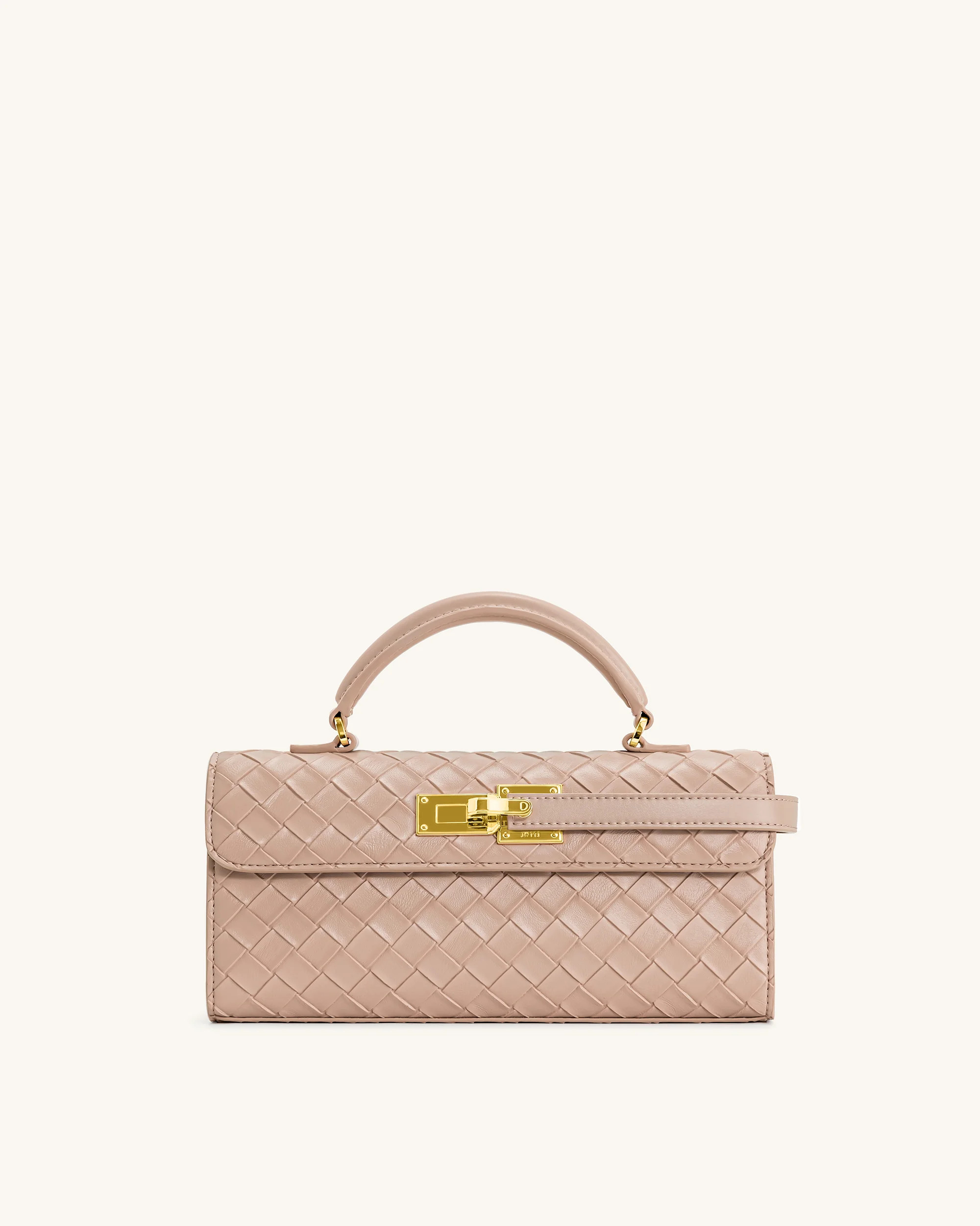 Keyla Weave Texture Top Handle Bag - Pink | JW PEI US