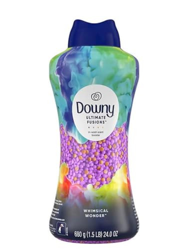 Downy Ultimate Fusions In-Wash Scent Booster Beads + Dual Action Scent Release, Whimsical Wonder (24 oz.) | Amazon (US)