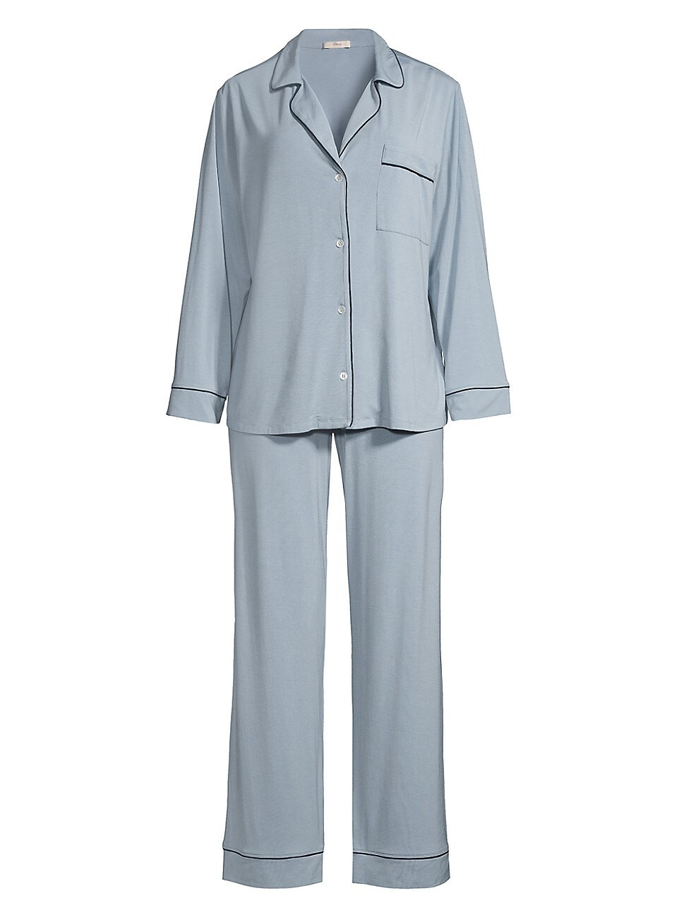 Women's Gisele 2-Piece Long Pajama Set - Ciel Navy - Size XL - Ciel Navy - Size XL | Saks Fifth Avenue