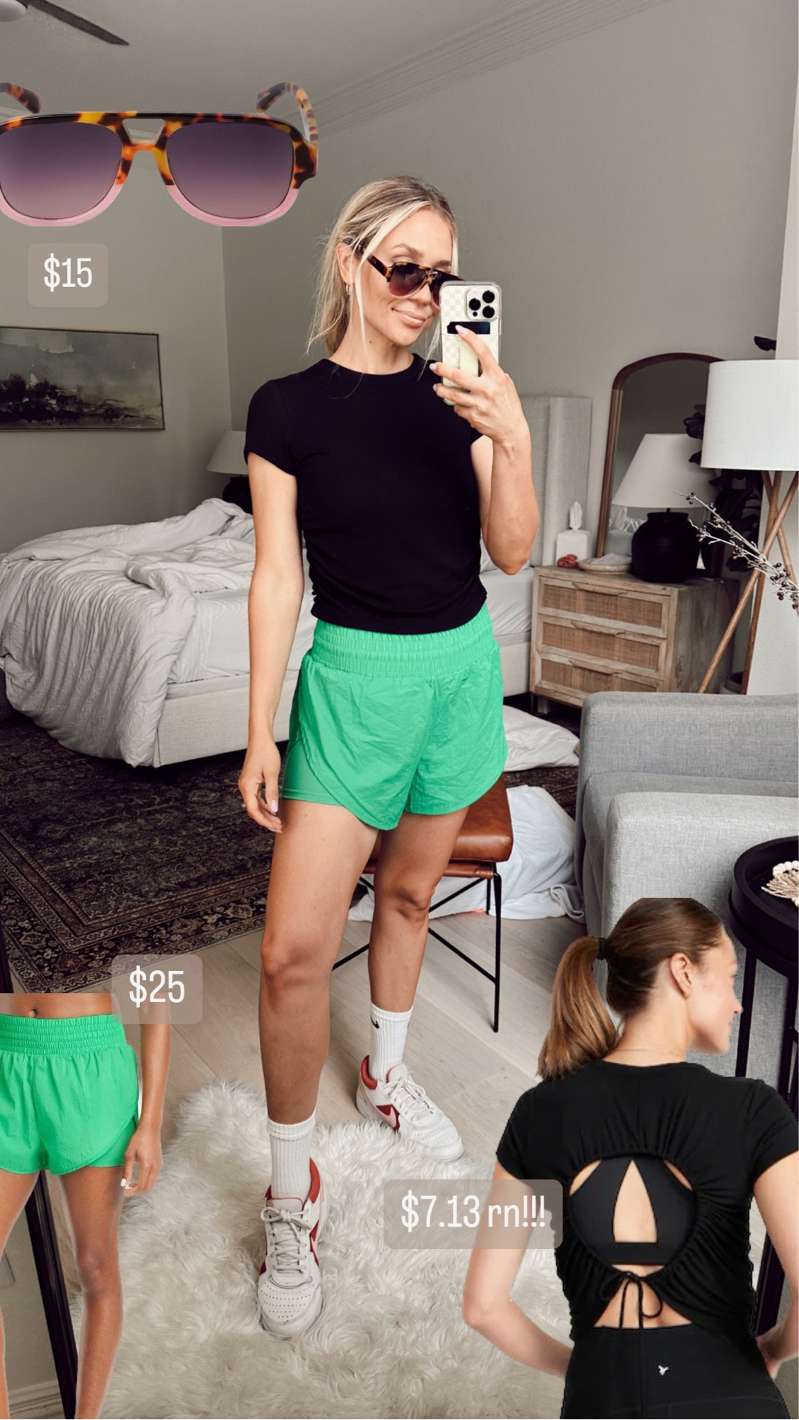 Size small in top and bottom. My normal size. Affordable, trendy gym outfit! 

#LTKsalealert #LTKfit #LTKfamily