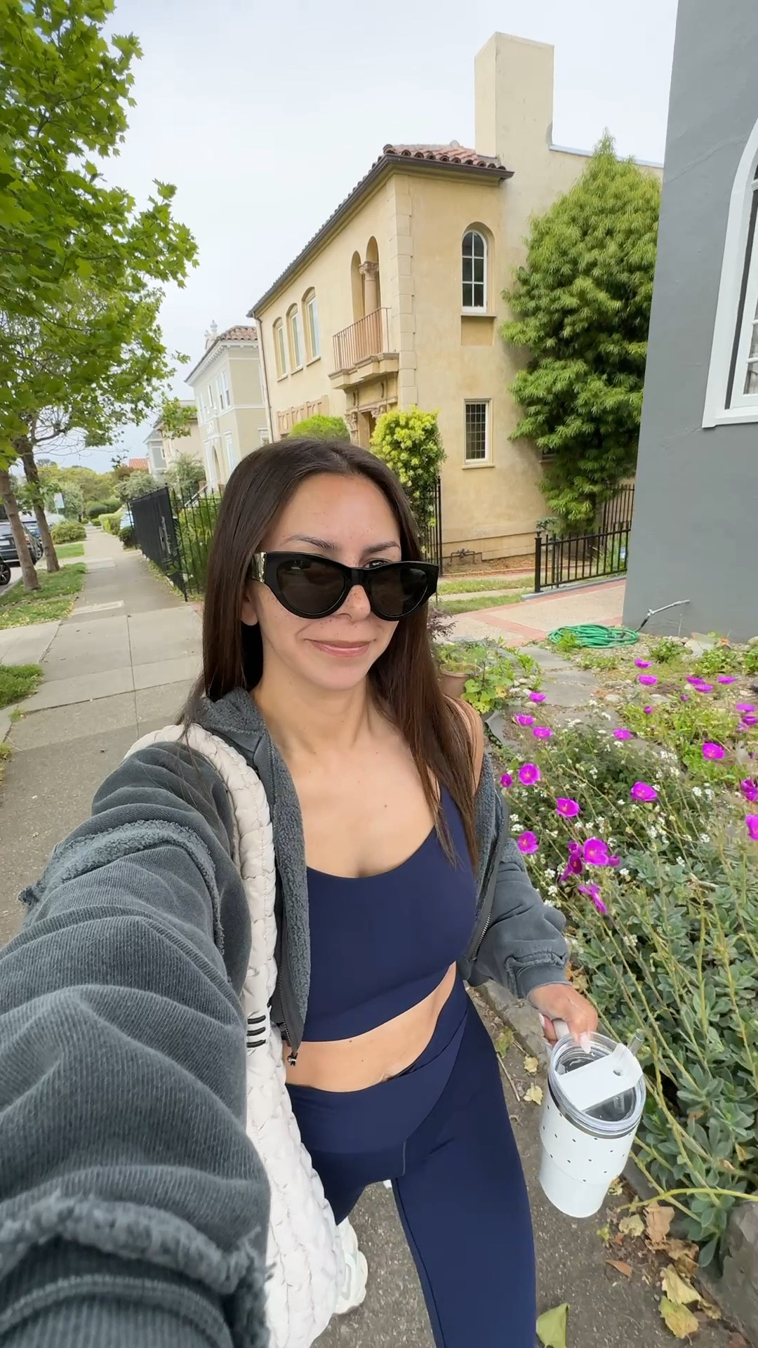 Workout outfit

@Aerie bra top- small dd
@Aerie leggings- small short 
Joah Brown hoodie- s/m
YSL sunglasses
@Target puffer tote bag
New balance 9060 sneakers
Tavi grip socks

Petite, barre outfit, Pilates outfit, active wear, fitness, athleisure 

#LTKfitnessgoals #LTKPetite #LTKActive