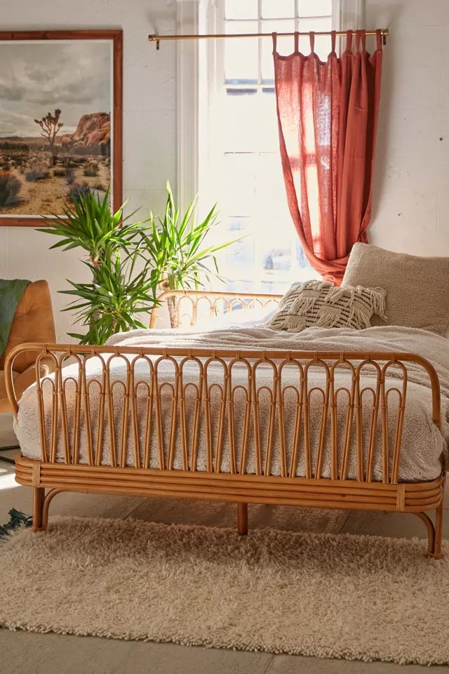 Canoga Rattan Bed | Urban Outfitters (US and RoW)