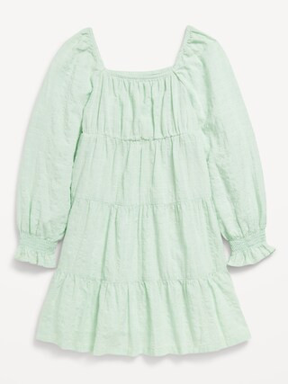 Long-Sleeve Fit and Flare Dress for Girls | Old Navy (US)