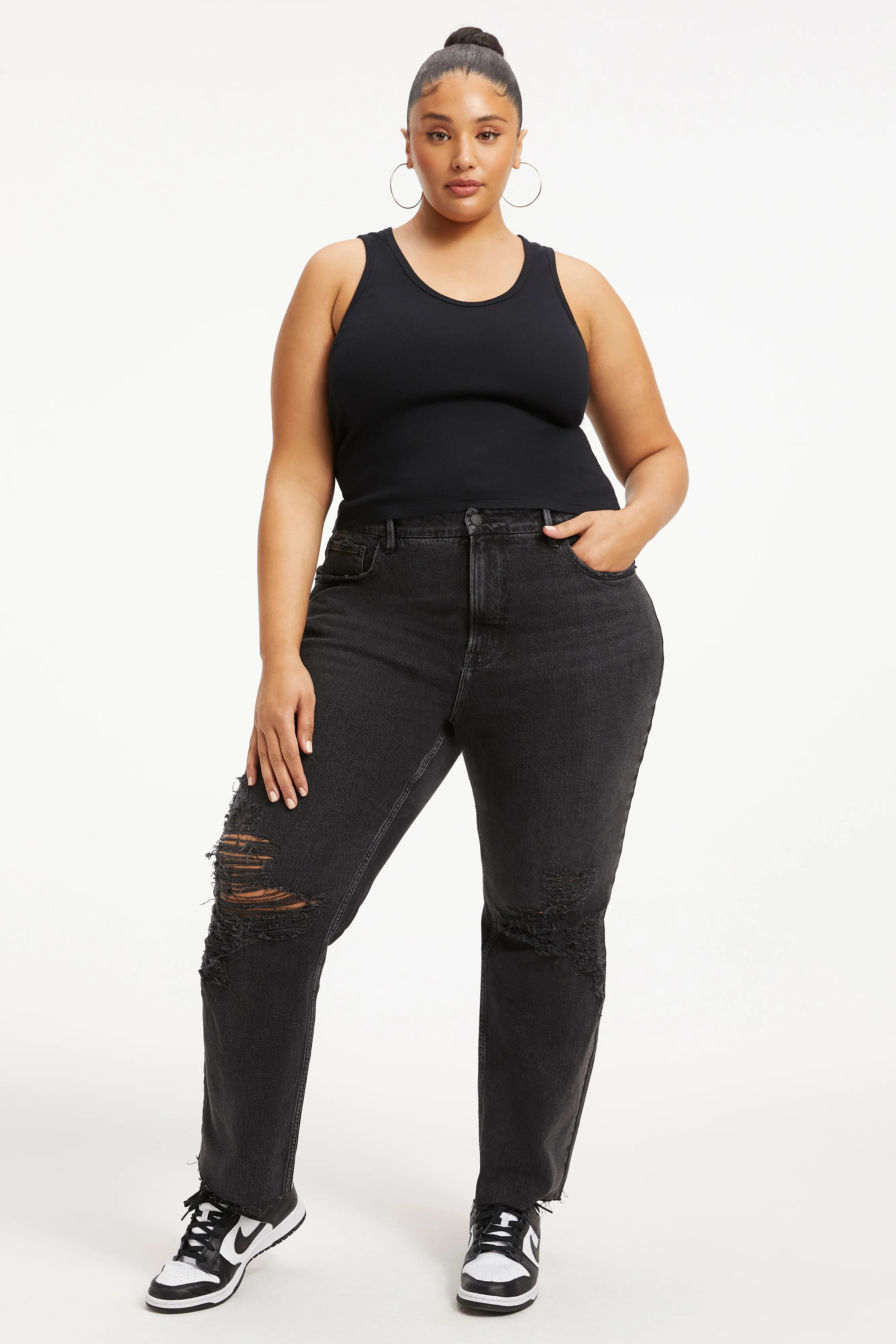 MICRO RIB TANK TOP | Good American