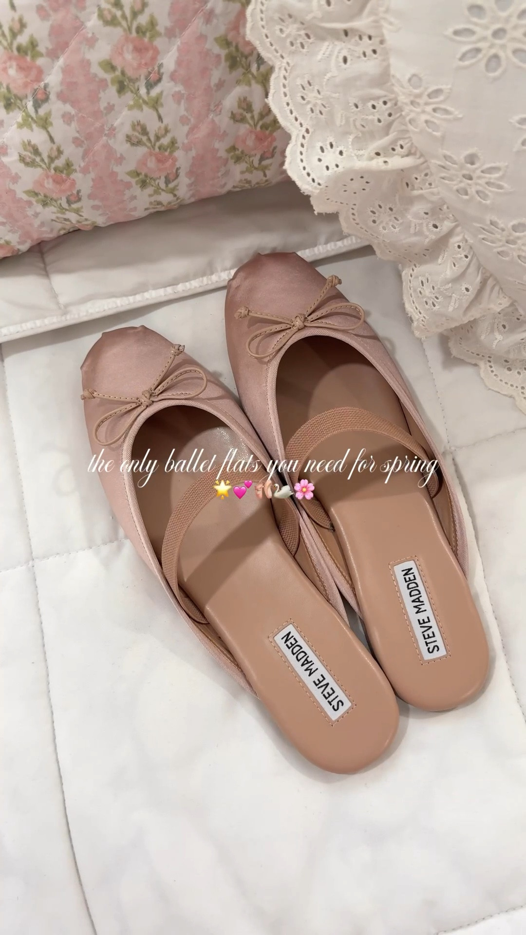 the only ballet flats you need this spring 🩰🎀💕 #balletflats #girlygirl #femininestyle #shabbychic #coquettestyle

#LTKSeasonal #LTKSpringSale