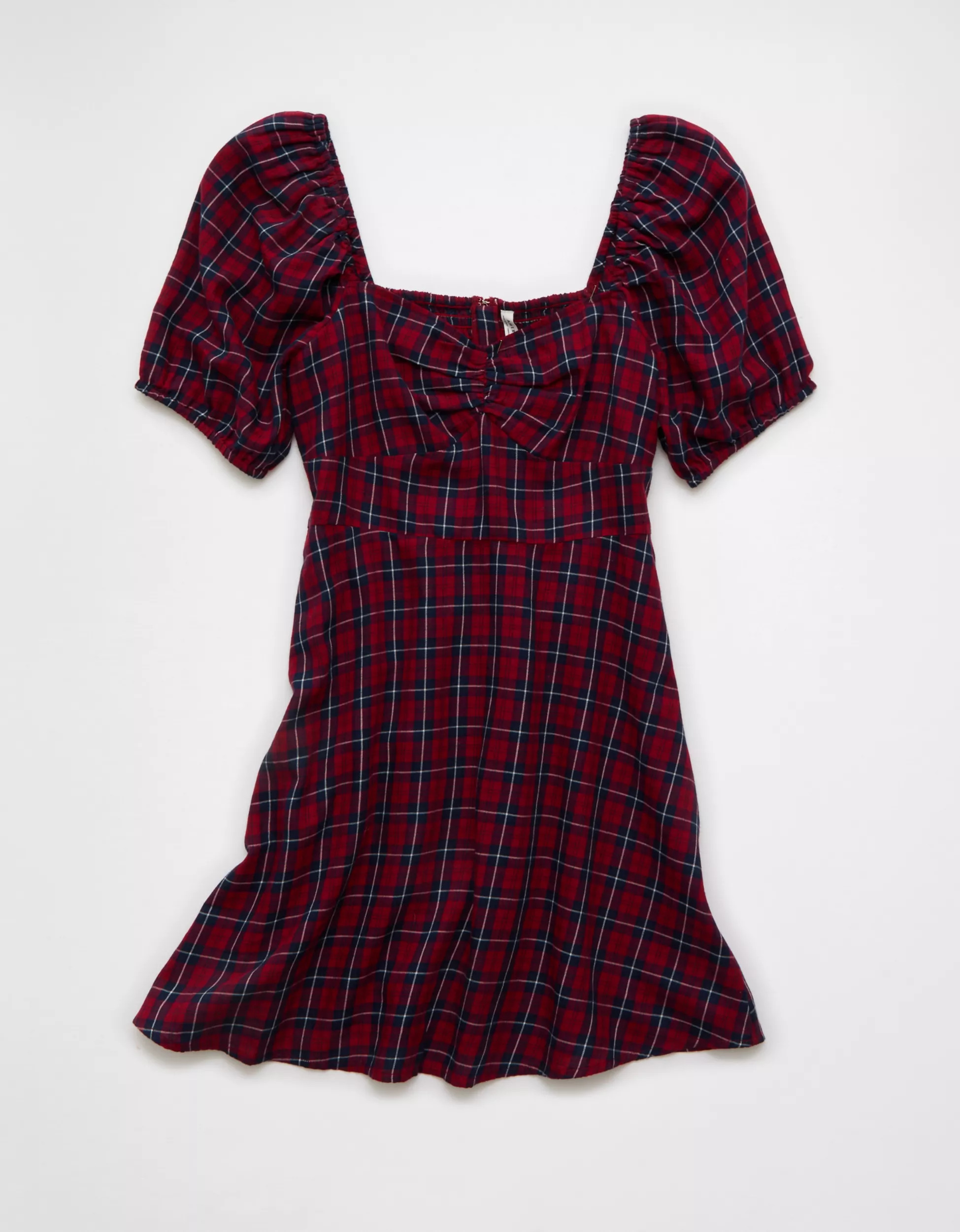 AE Catie Corset Puff Sleeve Mini Dress | American Eagle Outfitters (US & CA)