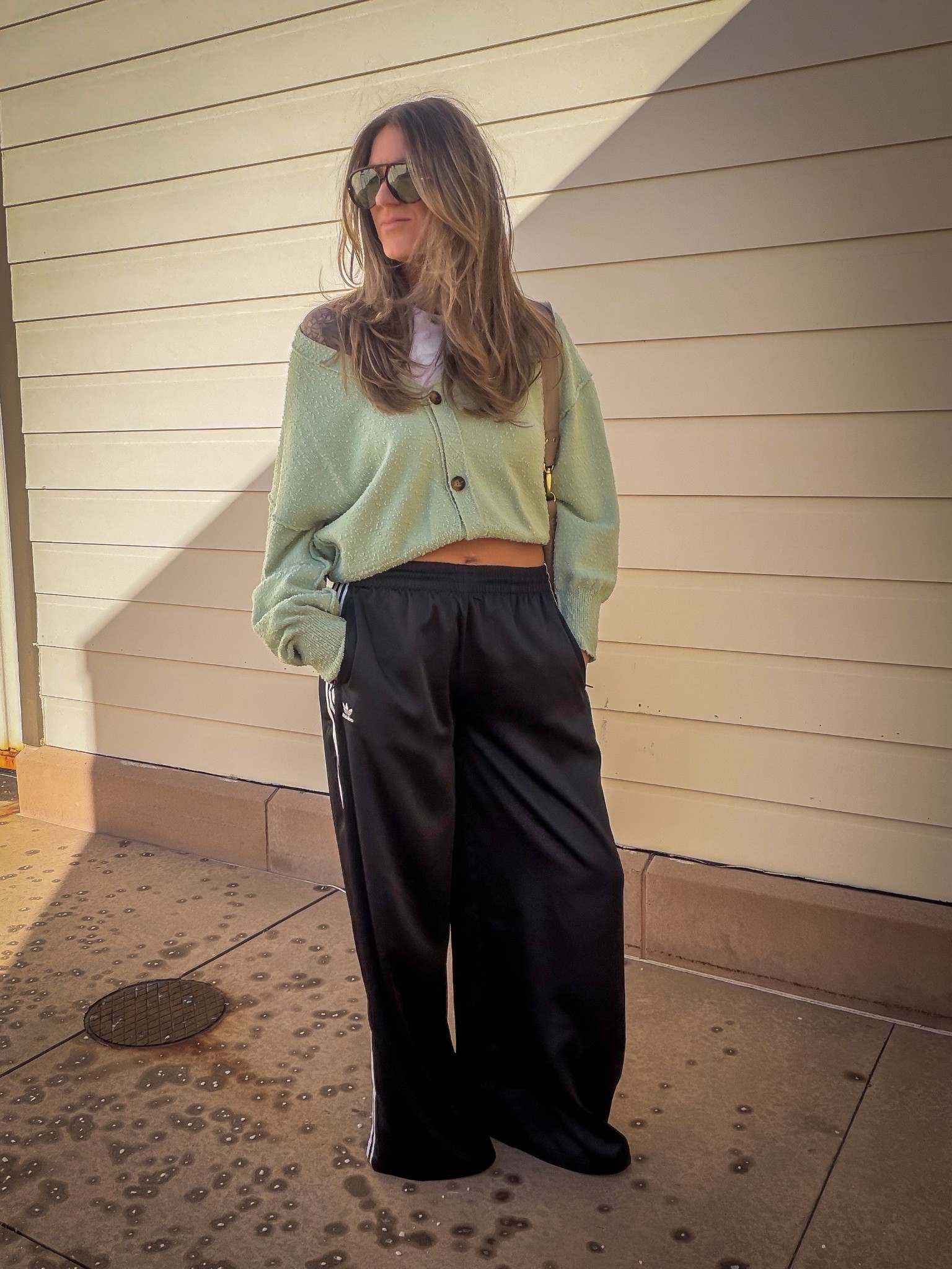 Large sweater, large tank, 10 pants, 11 sneakers 

#LTKOver40 #LTKTall #LTKootd