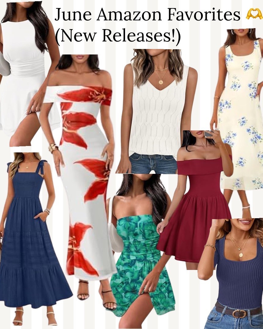 June 2025 new fashion releases you NEED for summer 🫶🌊🌺 

each of these items comes in a variety of colors/patterns, so get them before they officially sell out!

[tropical baddie fashion collage, amazon favorites finds, summer ootd ideas, wedding guest dresses, garden party , graduation outfits, resort, beach vacation aesthetic , cottagecore, ibizacore, ibiza flower print maxi dress, floral dresses] 

#LTKFindsUnder50 #LTKSummerEdit #LTKSeasonal