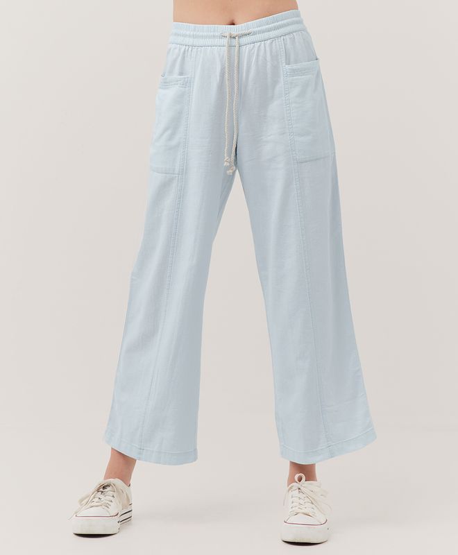 Women’s Denim Chambray Sailor Pant made with Organic Cotton | Pact | Pact Apparel
