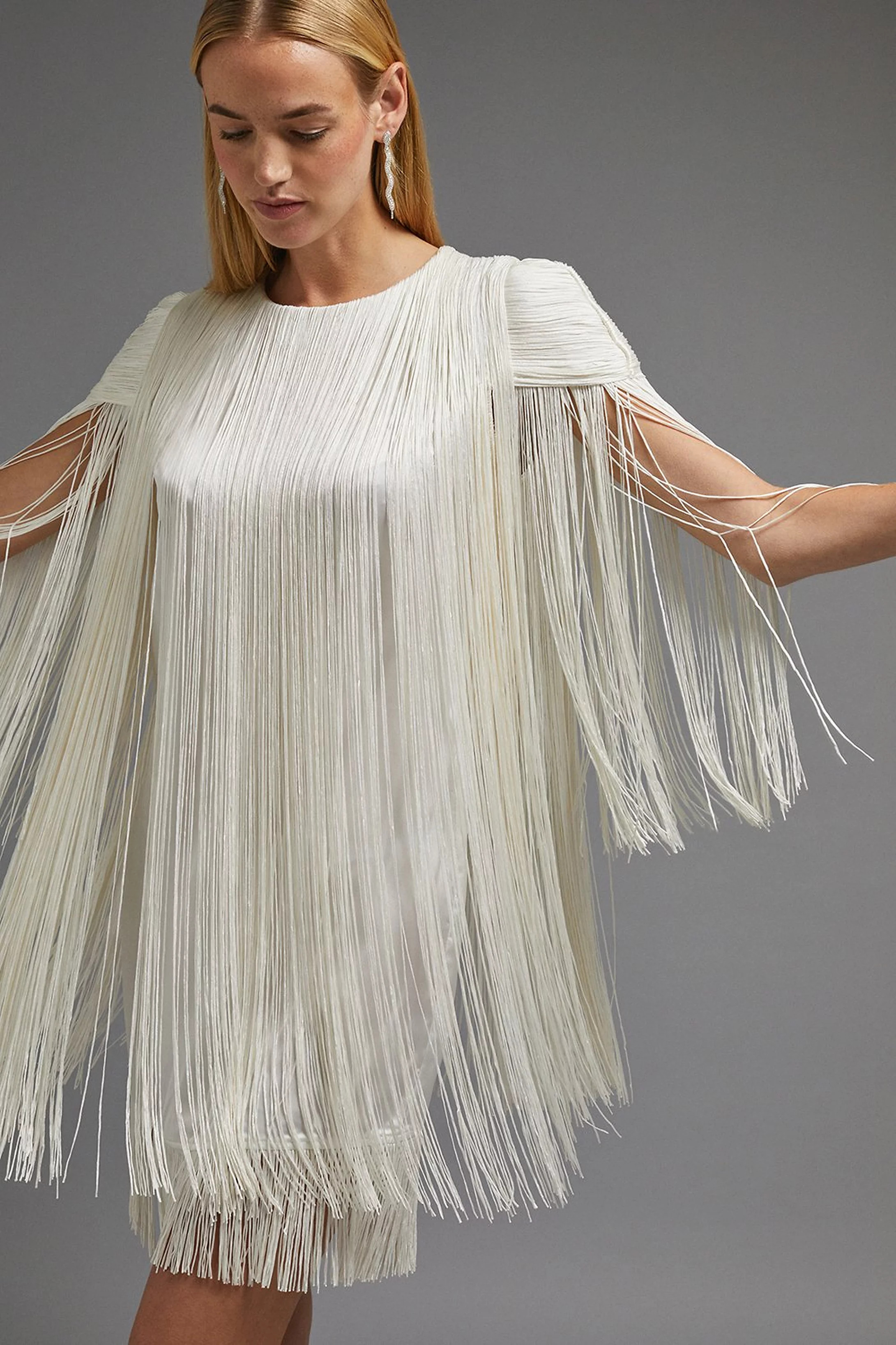 Premium Statement Fringe Detail Mini Dress | Coast UK & IE