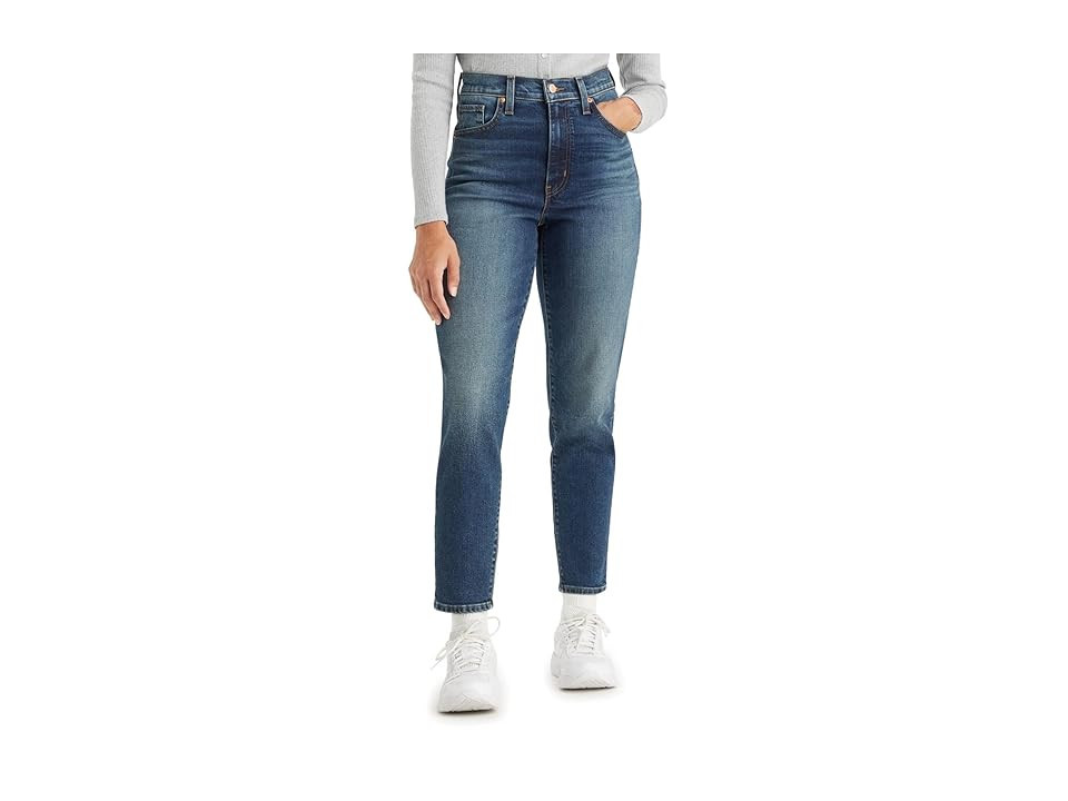 Levi's(r) Womens High-Waisted Mom Jeans Women's Jeans Moving Target : 27 27, Cotton/Denim/Elastane | Zappos